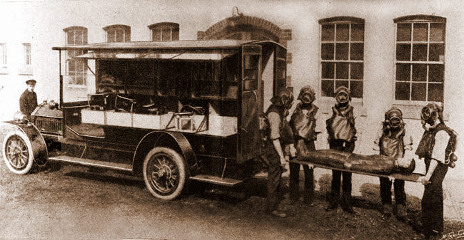 Napier vehicle operated in the Rhonda