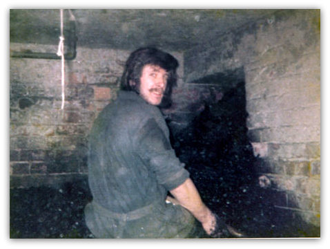 Charlie Snarki Shoveling Coal