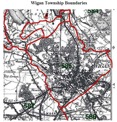 Wigan Parish Boundaries